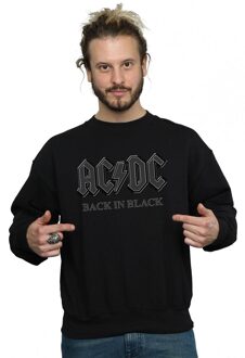 AC/DC Heren Sweatshirt Terug In Zwart (Zwart) - 2XL