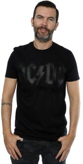 AC/DC Heren Zwart Logo T-Shirt (Zwart) - maat XL