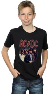 AC/DC Jongens Highway To Hell Cirkel T-Shirt (Zwart) - maat 5-6J / 110-116cm