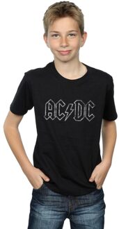 AC/DC Jongens Jagged Logo T-Shirt (Zwart) - 5-6J / 110-116cm