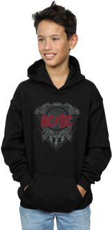 AC/DC Jongens Zwart IJs Met Rode Hoodie (Zwart) - maat 5-6J / 110-116cm
