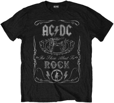 AC/DC Kinderen/Kinderen Cannon Swig Vintage Katoenen T-Shirt (Zwart) - 5-6J / 110-116cm