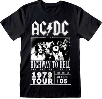 AC/DC T-Shirt Highway To Hell 1979 Tour Black Size M
