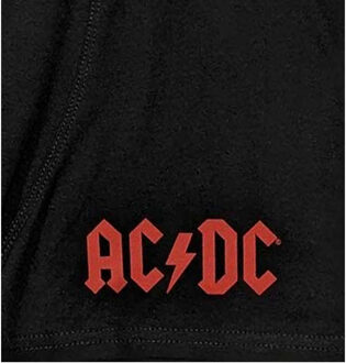 AC/DC Uniseks Volwassenen Logoboxershort (Zwart)