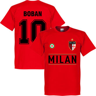 AC Milan Boban Team T-Shirt - Rood - XL