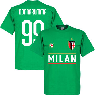 AC Milan Donnarumma 99 Team T-Shirt - Groen - XS