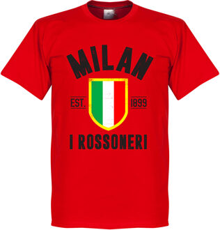 AC Milan Established T-Shirt - Rood - XL