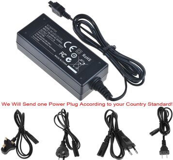Ac Power Adapter Oplader Voor Sony HDR-CX400, HDR-CX410V, HDR-CX420, HDR-CX430V, HDR-CX450, DR-CX455, HDR-CX485 Handycam Camcorder 1x AC Power adapter