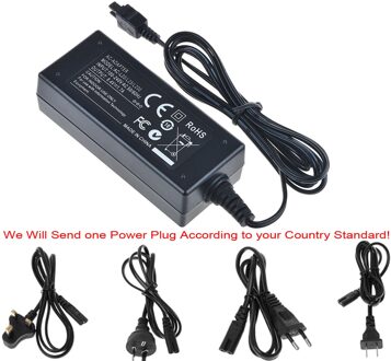 Ac Power Adapter Oplader Voor Sony HDR-CX450E, DR-CX455E, HDR-CX480E, HDR-CX485E Handycam Camcorder 1x AC Power adapter