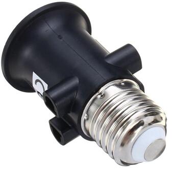 AC100-240V 4A E27 EU Plug Verlichting Accessoires LED Lamp Adapter Lamphouder Base Schroef Light Socket Converter wit