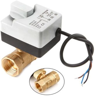 Ac220V 2 Manier 3 Draden Motorkogelklep Elektrische Actuator Met Handmatige Schakelaar