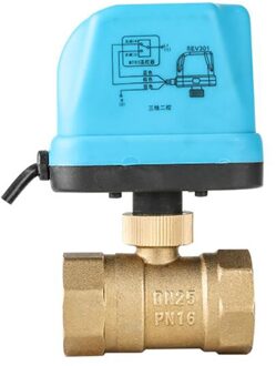 AC220V 2 Weg Motorkogelklep DN15 DN20 DN25 DN32 DN40 DN50 Elektrische Regelklep Voor Hvac-systeem, drie-Draad Twee Controle