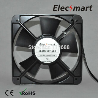 AC220V 200mm * 200mm * 60mm 2 Pin Connector Koelventilator voor Computer Case CPU Cooler Radiator