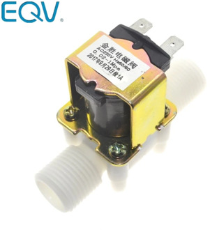 AC220V DC 12V Electric Solenoid Valve Magnetic N/C Water Air Inlet Flow Switch N/C 1/2" #G205M# Best Quality