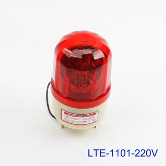 AC220V Red Yellow Green Blue Rotating Beacon Warning Light Lamp Spiral Fixed Warning Light Beacon for Industrial LTE-1101