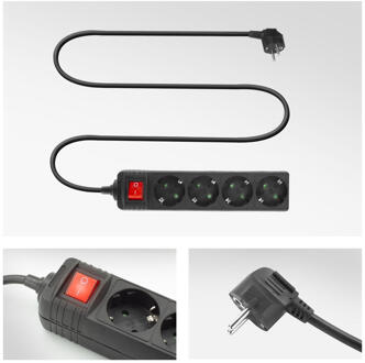 AC2440 Stekkerdoos 4-voudig