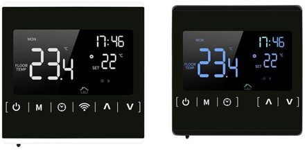 AC85-250V Lcd Touch Screen S-Mart Thermostaat Elektrische Vloerverwarming Termostato S-Mart Temperatuur Controller Voor Thuis Met wifi