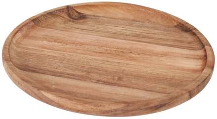 Acacia tray rond - ø22 cm