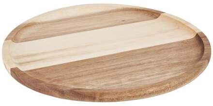 Acacia tray rond - ø28 cm