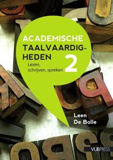 Academische taalvaardigheden / 2 - Boek Leen de Bolle (9054877928)