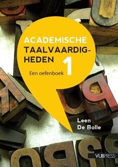 Academische Taalvaardigheden I - Boek Leen De Bolle (9054877278)