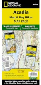 Acadia National Day Hikes And National Park [map Pack Bundle] - National Geographic Trails - National Geographic Maps