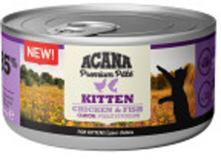 Acana Kitten Premium Paté kip met vis natvoer kat (85 g) 1 tray (24 x 85 g)