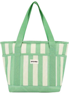 Acapulco stripe thermische tas Groen - One size