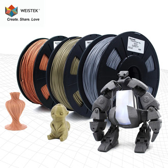 Acccreate PLA Wood 3D Printer Filament, 1.75 mm 3D Print Consumable Accuracy +/- 0.02 mm, 0.5 Kg Spool, Fit Most FDM Printers