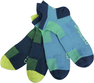 Accelerate sokken voor volwassenen (set van 2) Blauw - 43-47
