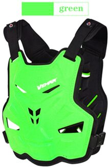 Accessoire Motorfiets Armor Vest Motorrijden Borst Armor Back Protector Armor Motocross Vest Off-Road Racing Vest groen