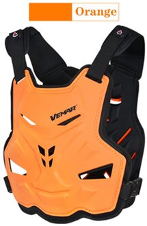 Accessoire Motorfiets Armor Vest Motorrijden Borst Armor Back Protector Armor Motocross Vest Off-Road Racing Vest Oranje