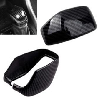 Accessoires Cover Black Gear Auto Koolstofvezel Voor Toyota Highlander 2 Stuks Set