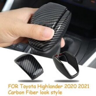 Accessoires Cover Black Gear Auto Voor Toyota Highlander Trim 2 Pcs Set Abs