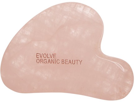 Accessoires Evolve Organic Beauty Rose Quartz Gua Sha 1 st