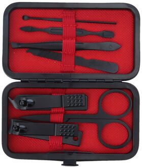 Accessoires Farah Brno manicureset, zwart - One Size