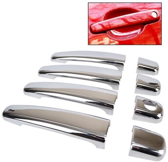 Accessoires Fit Voor Peugeot 307 Chrome Side Deurklink Bar Cover Catch Sierlijst Cap Gieten 2001 ~ Op