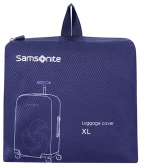 Accessoires Foldable Luggage Cover XL midnight blue Blauw