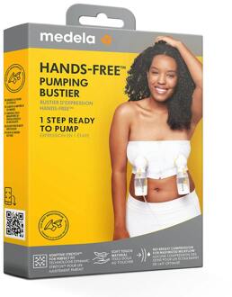 Accessoires Medela Handsfree Pomp Bustier Wit L 1 st