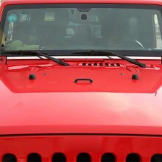 Accessoires Motorkap Rubber Zwart Cover Voor Jeep Wrangler Jk 2007-17