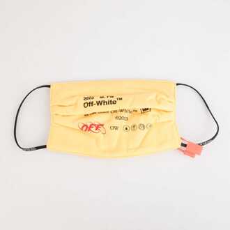 Accessoires Off White City Off Mask in geel zwart