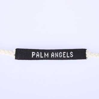Accessoires Palm Angels Logo Armband in Zwart-Wit Zwart/wit