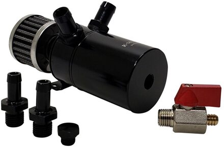 Accessoires Uitlaat Aluminium Universal Tank Auto Recycling Pot Separator Olie Catch Kan