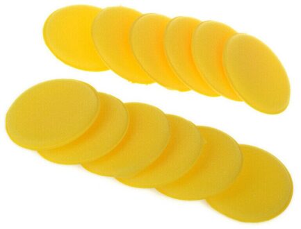 Accessoires Vervanging Detaillering 10*1.5Cm Geel Kit Polijsten Pads Set 6X Waxen Polish Soft Foam Sponge Nuttig Duurzaam