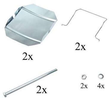 Accessoireset, schijfremblok