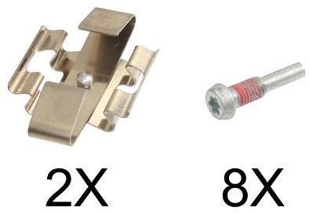 Accessoireset, schijfremblok