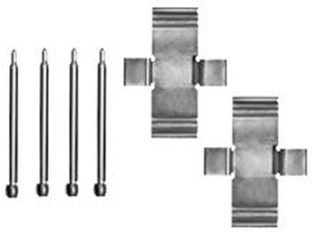 Accessoireset, schijfremblok