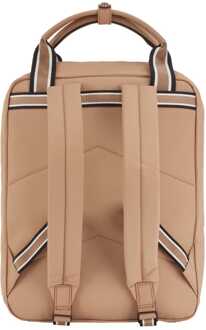 Accessories Boss x Russell Athletic Squared Backpack in Beige - maat Crème