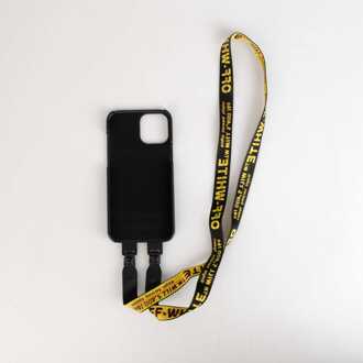 Accessories Off White Ind Belt iPhone 12 Pro Max Case in yellow black Geel