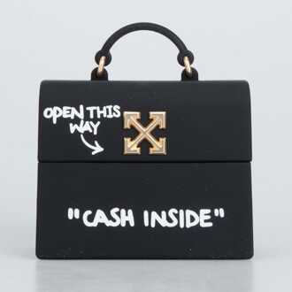 Accessories Off White Jitney Airpods Pro Case in Black Zwart